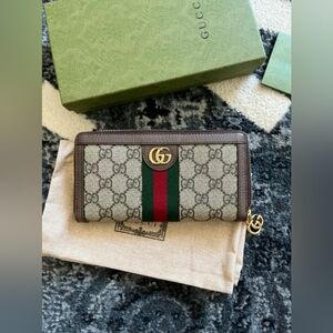 Gucci Ophidia Zip Around Wallet